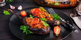 Turkish Stuffed Eggplant